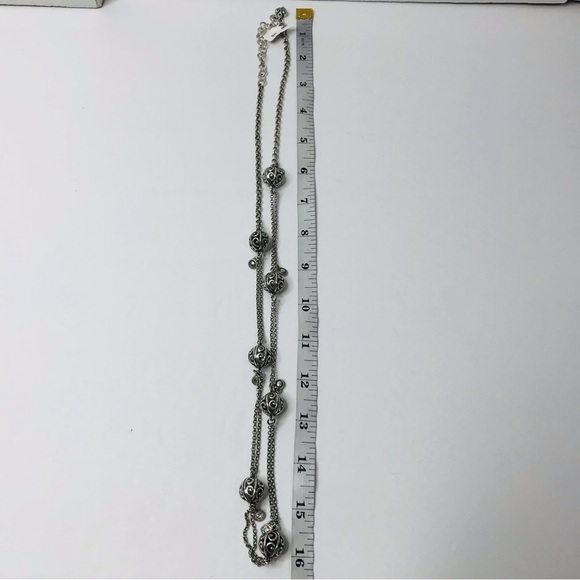 New BRIGHTON Silver Ball Chain Necklace - Picture 5 of 5